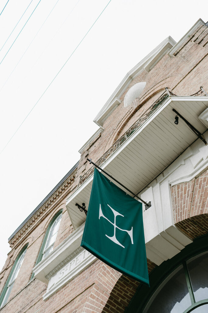 Historic Hotel Peter and Paul wedding venue exterior in New Orleans